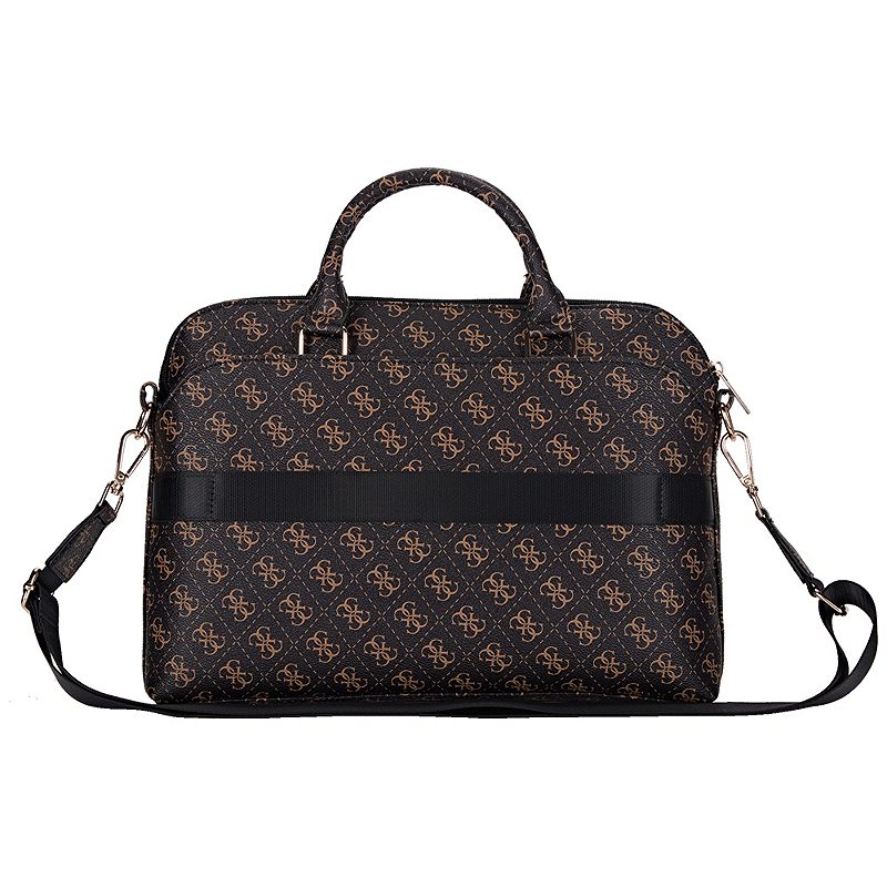 Guess Computer Bag New 4G Zipper Pocket & Triangle Logo for 15" Laptop Black - Billede 2