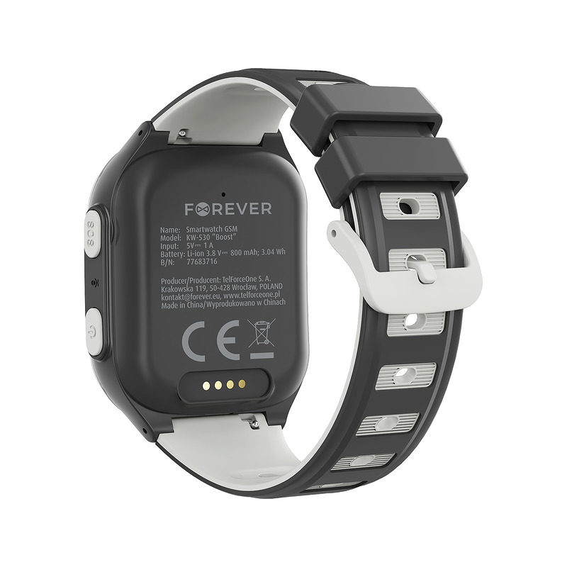 Forever smartwatch GPS WiFi 4G Kids Boost KW-530 Black - Billede 4