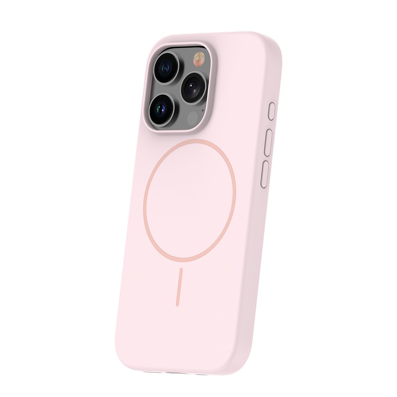 Silicone Thin Mag case for iPhone 17 Air 6,6" light pink - Billede 2