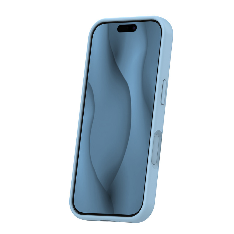 Silicone Thin Mag case for iPhone 17 Pro / 18 Pro 6,3" light blue - Billede 2