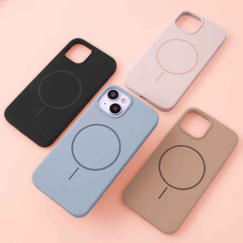 Silicone Thin Mag case for iPhone 17 Air light blue - Billede 5