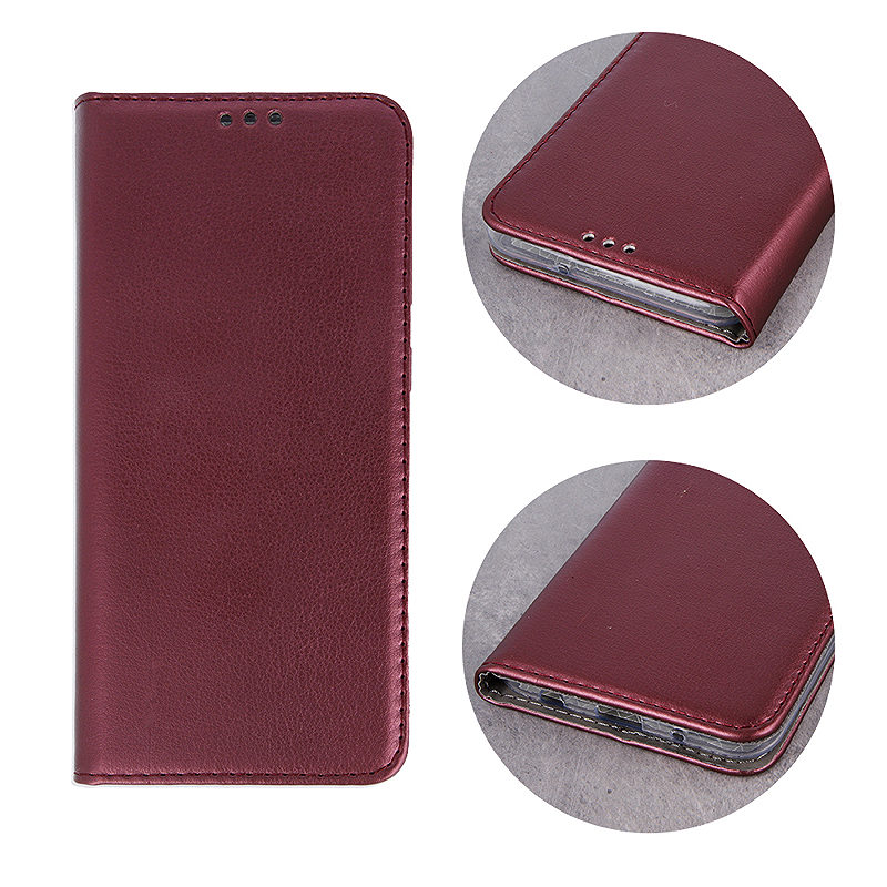 Smart Magnetic case for iPhone 17 Pro 6,3" / 18 Pro 6,3" burgundy - Billede 3