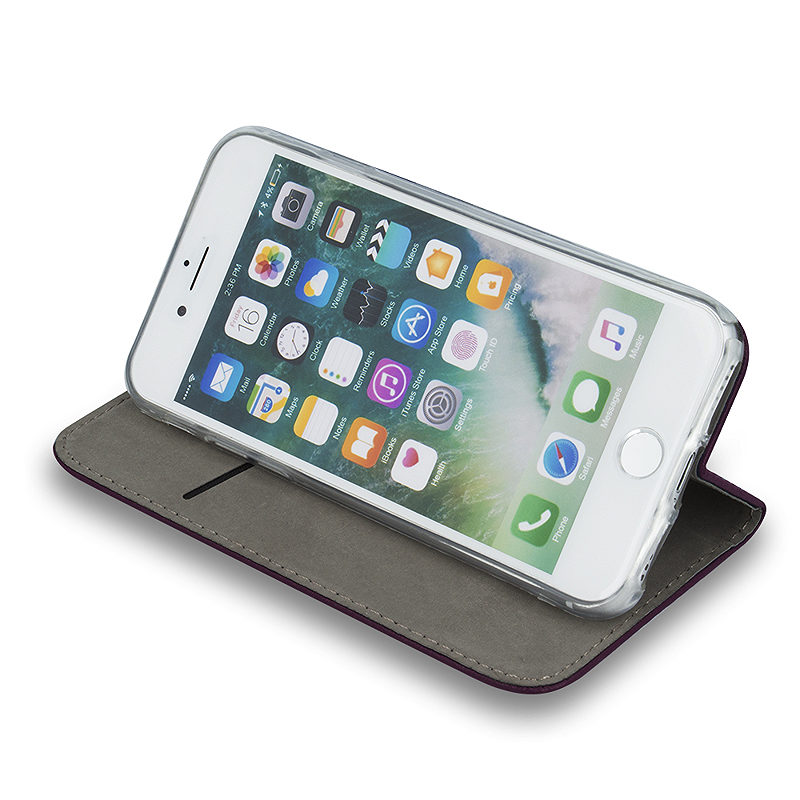 Smart Magnetic case for iPhone 17 Pro 6,3" / 18 Pro 6,3" burgundy - Billede 4