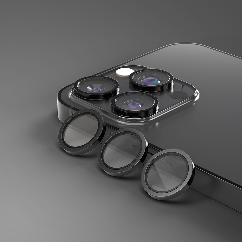 Etteri camera lens protector for iPhone 16 Pro / 16 Pro Max black - Billede 3