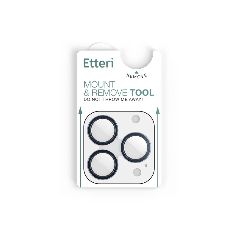 Etteri camera lens protector for iPhone 15 Pro / 15 Pro Max deep blue - Billede 5