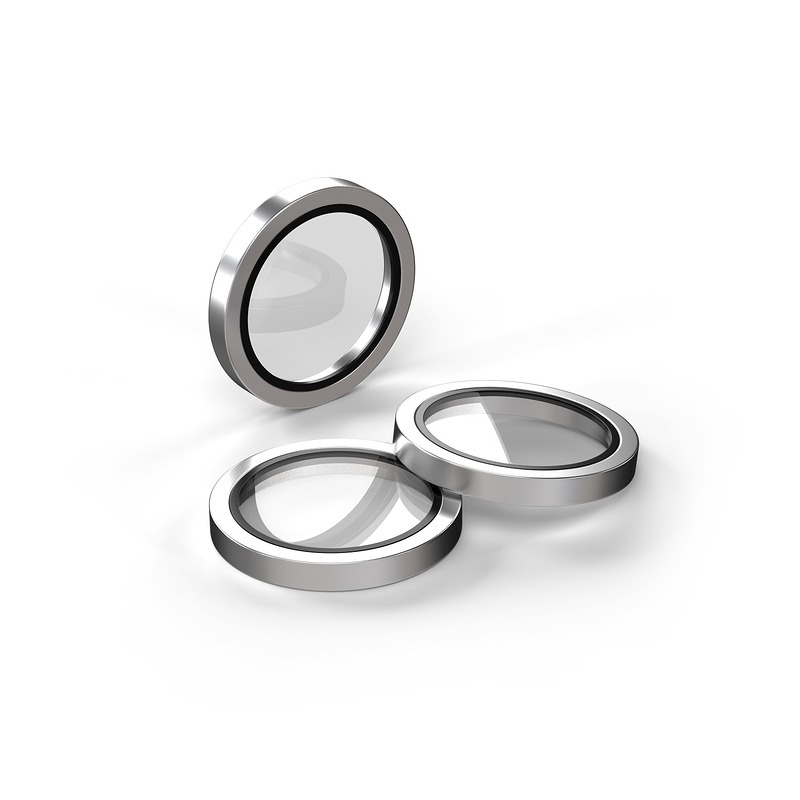 Etteri camera lens protector for iPhone 15 Pro / 15 Pro Max titanium grey - Billede 2