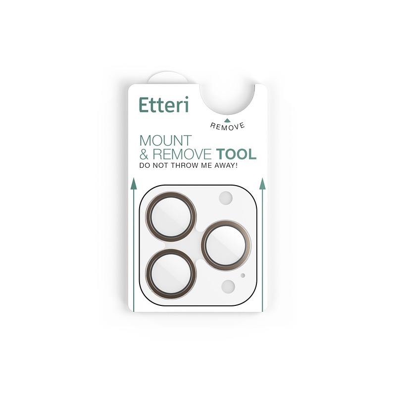 Etteri camera lens protector for iPhone 16 Pro / 16 Pro Max dessert - Billede 5