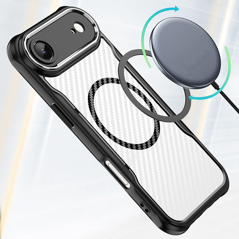 Defender Carbon Mag case for iPhone 17 Air 6,6" black - Billede 3