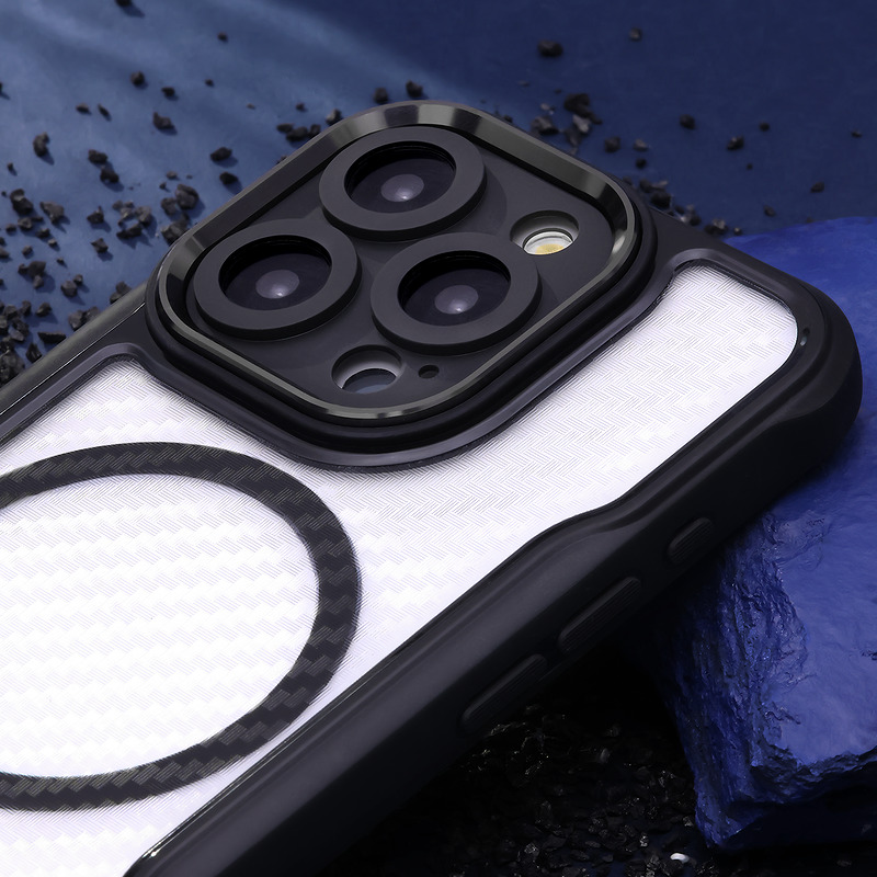 Defender Carbon Mag case for iPhone 17 Air 6,6" black - Billede 5