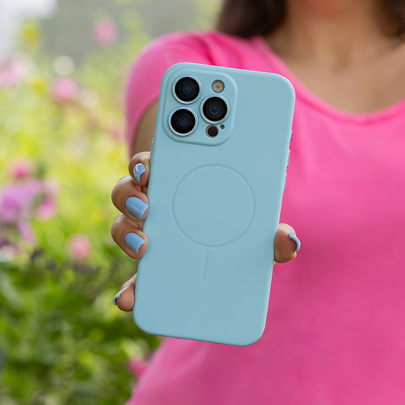 Ultra Trendy Vivid Thin Mag case for iPhone 15 Pro 6,1" blue - Billede 5