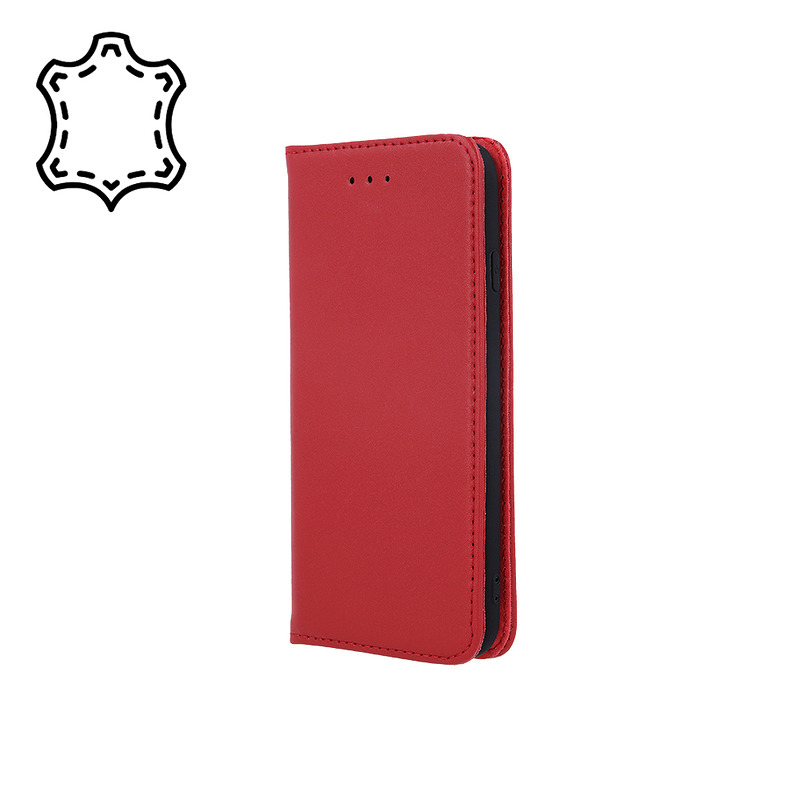 Genuine Leather Smart Pro for iPhone 17 Pro 6,3" maroon