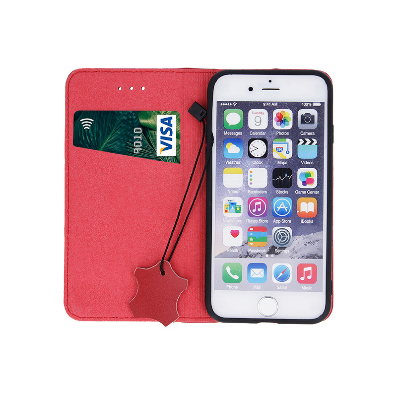 Genuine Leather Smart Pro for iPhone 17 Pro Max 6,9" maroon - Billede 2