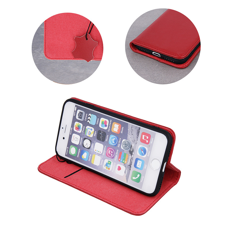 Genuine Leather Smart Pro for iPhone 17 Pro Max 6,9" maroon - Billede 3