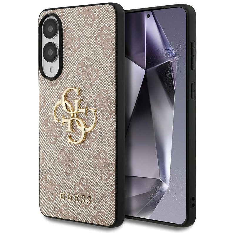 Guess case for Samsung Galaxy S25 Edge GUESS HC 4G PU big logo pink