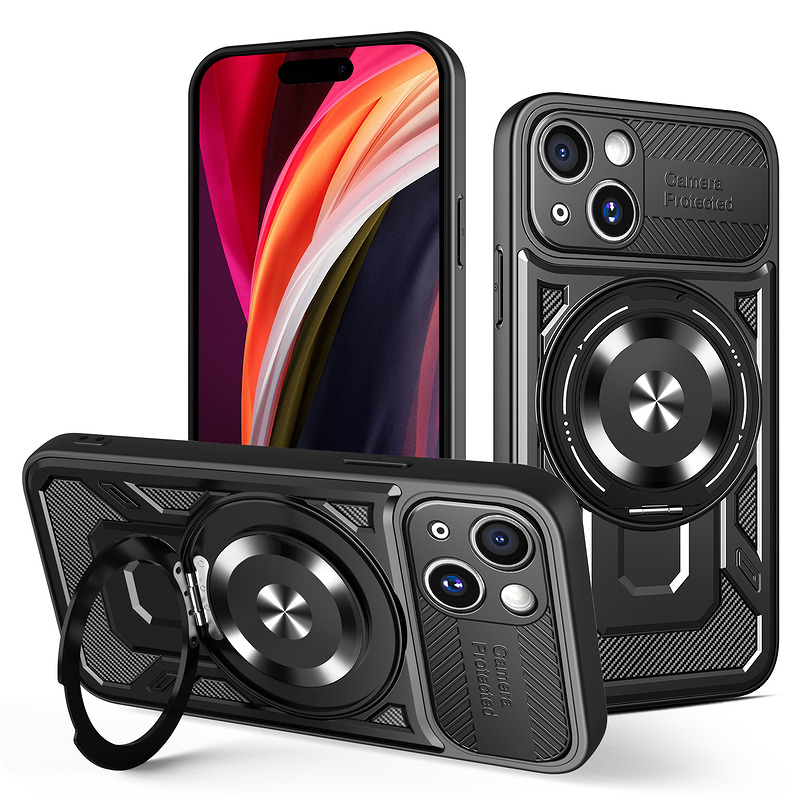 Defender Armor Mag case for iPhone 15 6,1" black