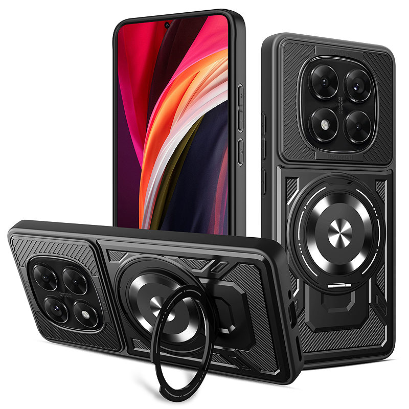 Defender Armor Mag case for Xiaomi Redmi Note 14 Pro 5G black
