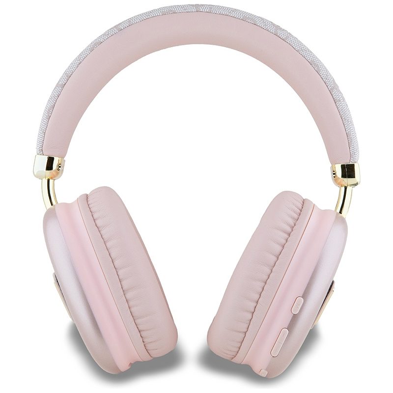 Guess wireless headphones BT 4G GOLD TRIANGLE LOGO pink - Billede 3