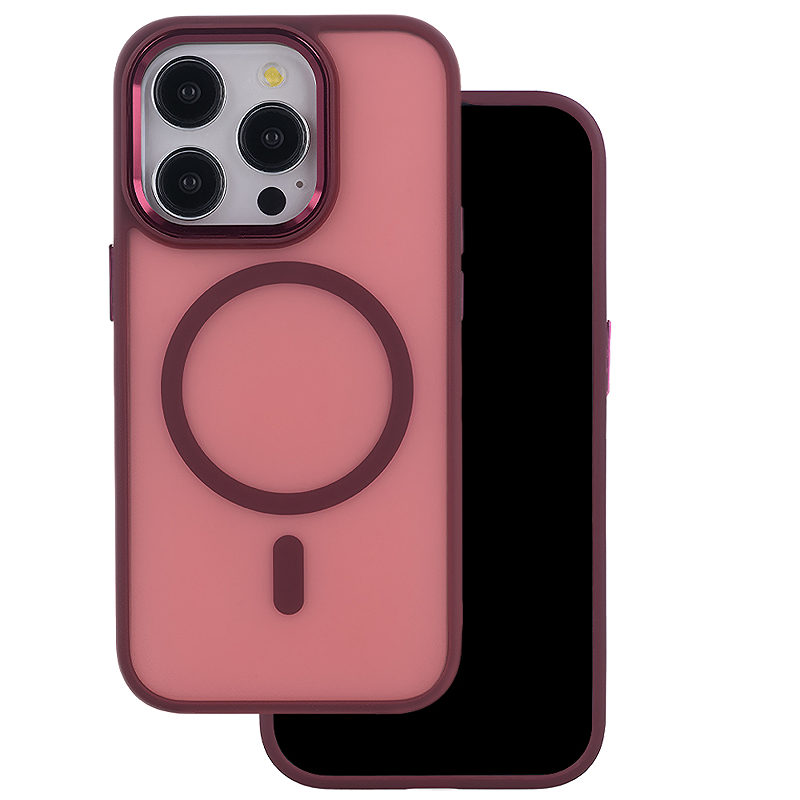 Frozen Mag case for iPhone 17 Pro 6,3" / 18 Pro 6,3" red open ring - Billede 2