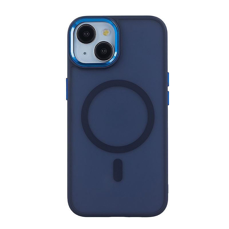 Frozen Mag case for iPhone 17 Pro 6,3" / 18 Pro 6,3" navy blue open ring - Billede 5
