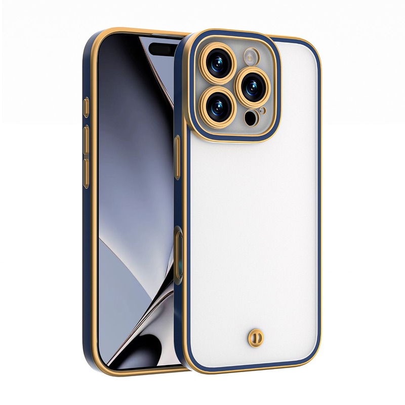 Silky Gold case for iPhone 17 Air 6,6" blue