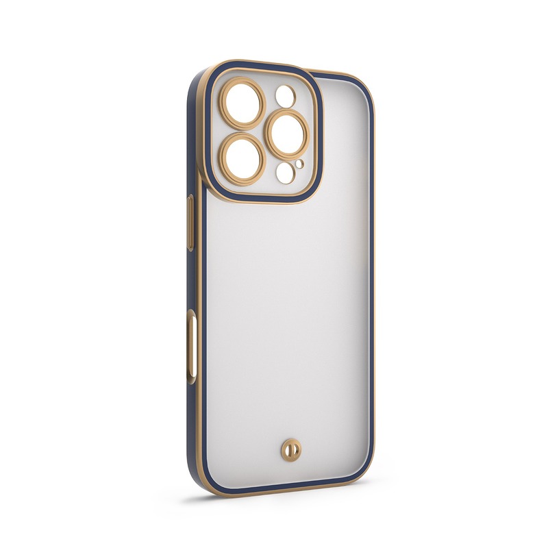 Silky Gold case for iPhone 17 Air 6,6" blue - Billede 2