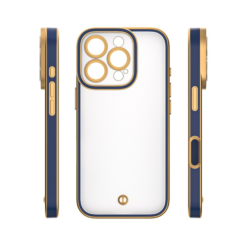 Silky Gold case for iPhone 17 Air 6,6" blue - Billede 4