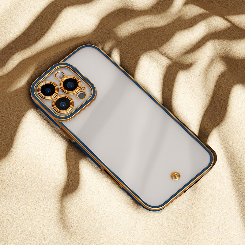Silky Gold case for iPhone 17 Air 6,6" blue - Billede 5