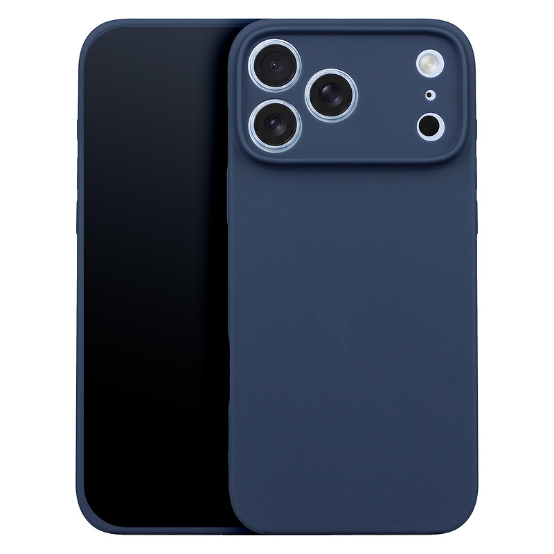 Silicon case for iPhone 17 Pro Max 6,9" blue atlantic