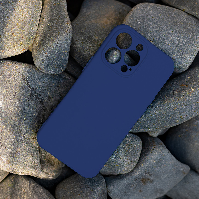 Silicon case for iPhone 17 Pro Max 6,9" blue atlantic - Billede 5