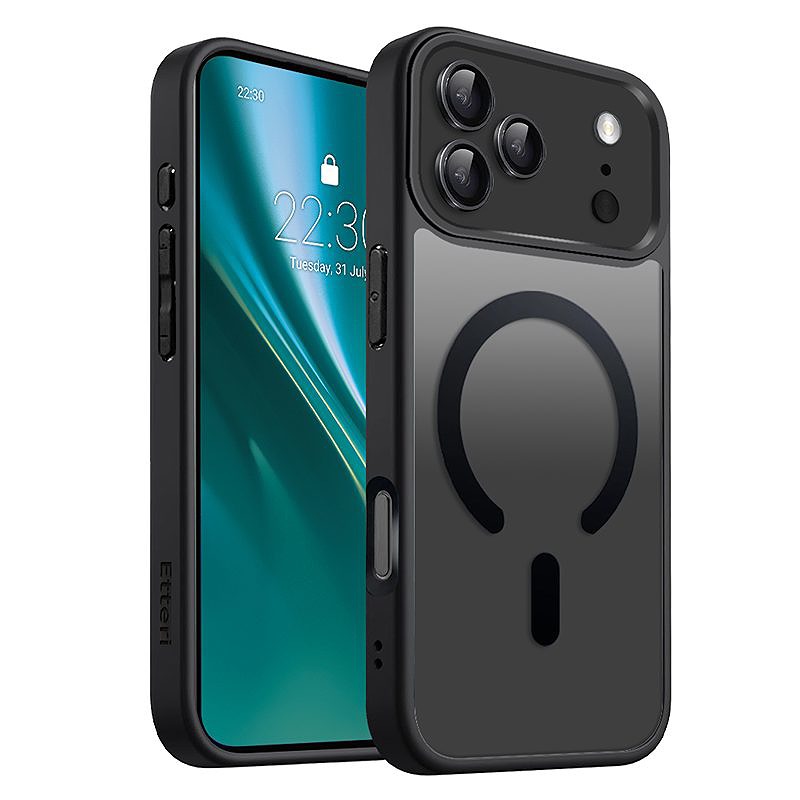 Etteri Matt Mag case for iPhone 17 Pro / 18 Pro black