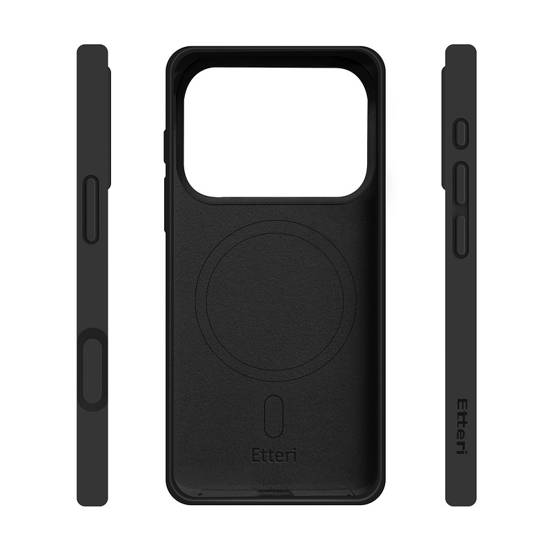 Etteri Silicone Mag case for iPhone 17 Pro / 18 Pro black - Billede 4