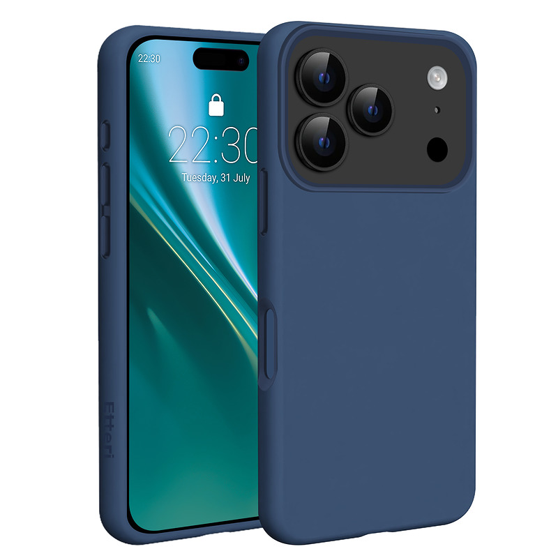 Etteri Silicone Mag case for iPhone 17 Pro Max / 18 Pro Max dark blue