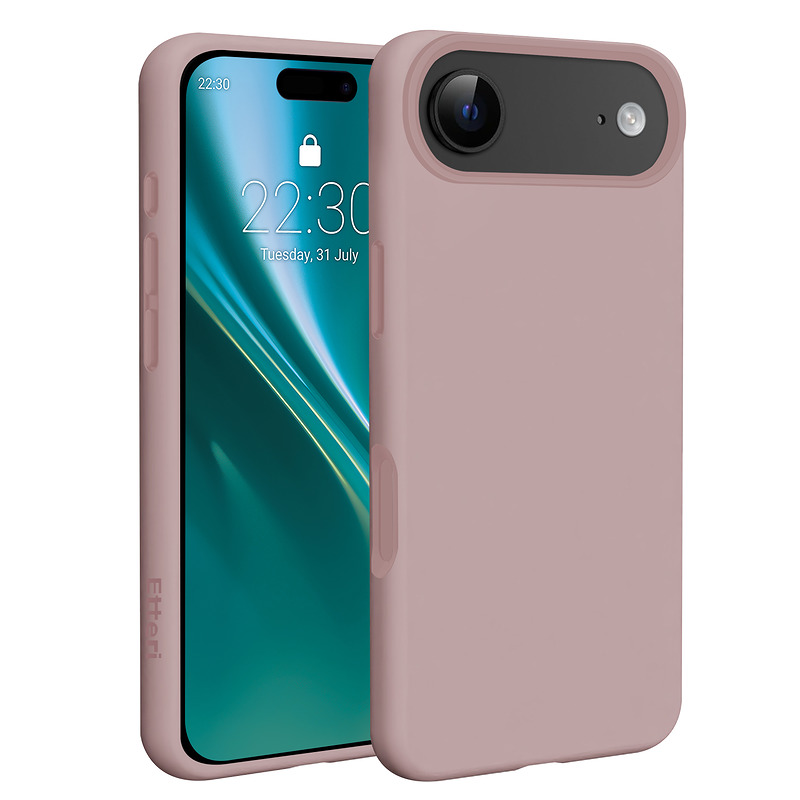 Etteri Silicone Mag case for iPhone 17 Air light pink