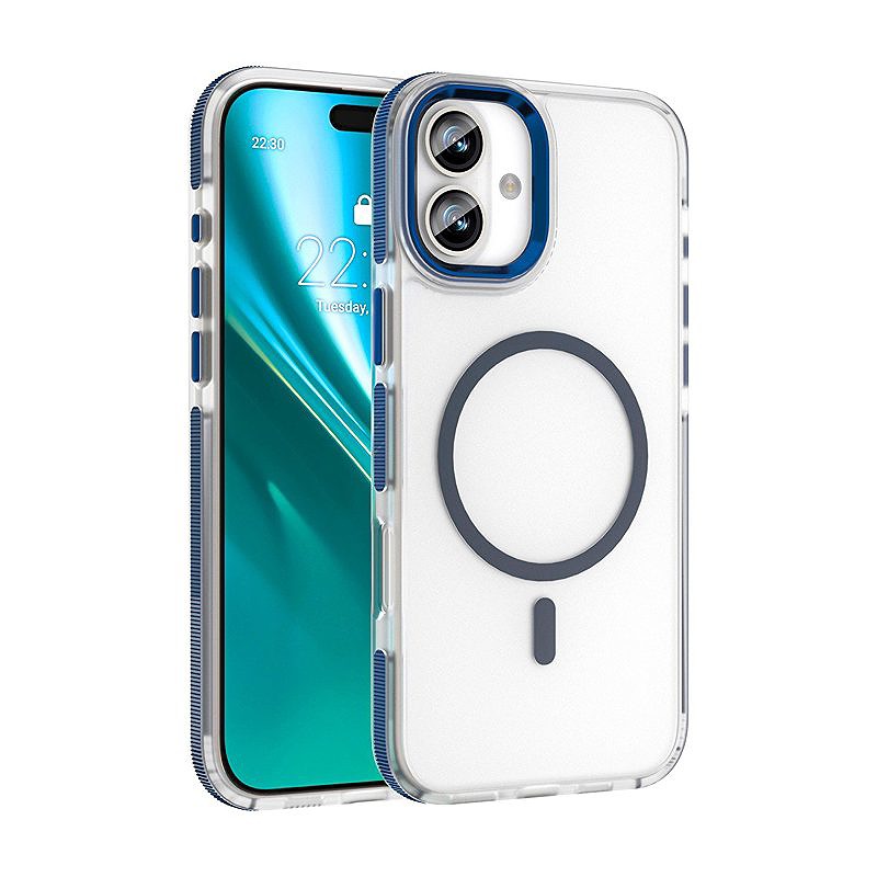 Etteri Icy Mag case for iPhone 16 6,1" blue