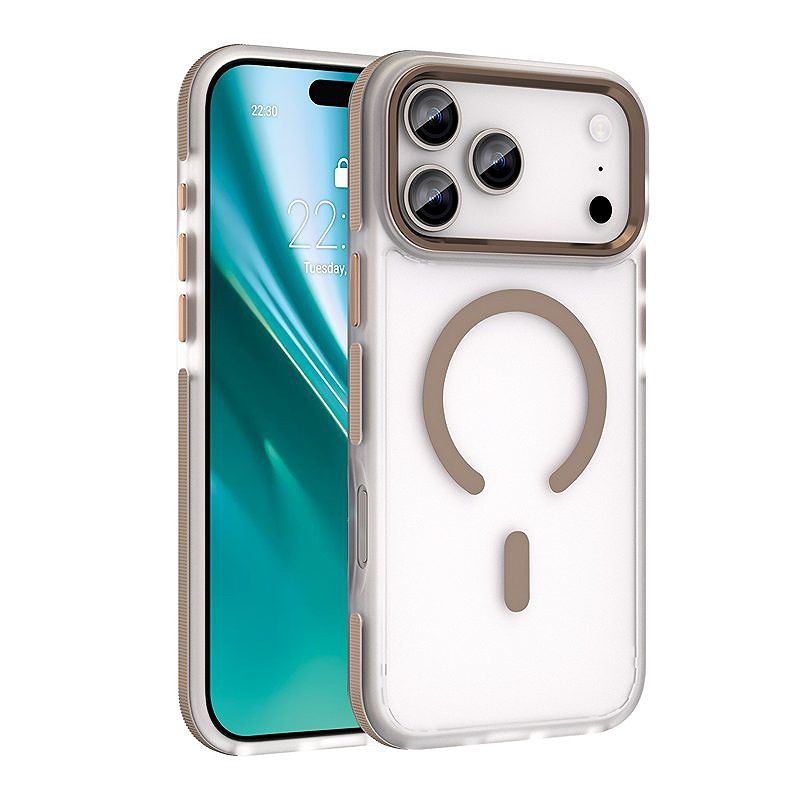 Etteri Icy Mag case for iPhone 17 Pro gold