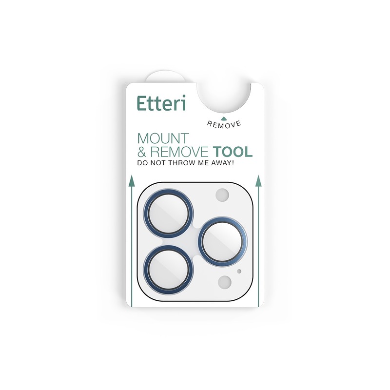 Etteri camera lens protector for iPhone 17 Pro / 17 Pro Max blue - Billede 5