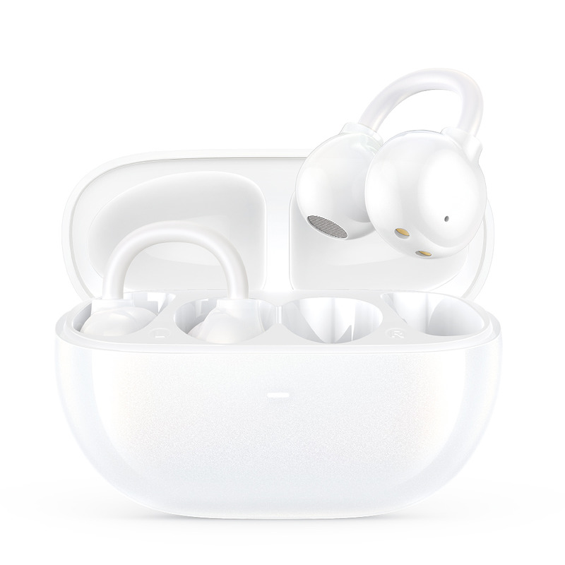 BWOO Bluetooth earphones BW39 TWS for running white