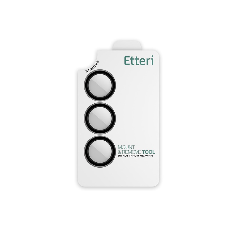 Etteri camera lens protector for Samsung Galaxy S25 black - Billede 5
