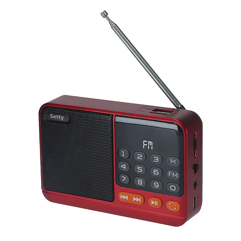 Setty mini FM radio + Bluetooth speaker SFM-01M - Billede 2