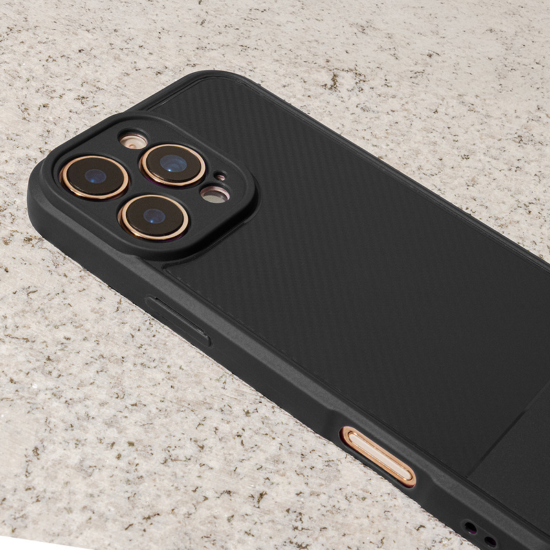 Simple Carbon case for iPhone 16 Pro Max 6,9" black - Billede 5