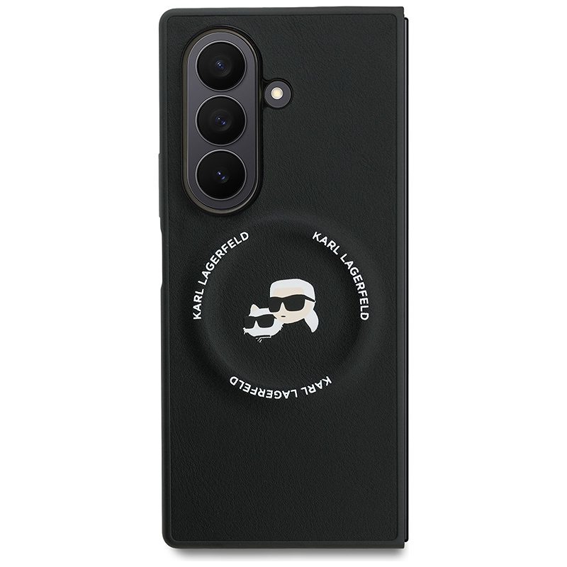Karl Lagerfeld Karl&Choupette Logo MagSafe case for Samsung Galaxy Z Fold7 black - Billede 2