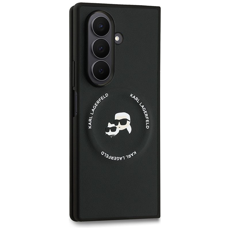Karl Lagerfeld Karl&Choupette Logo MagSafe case for Samsung Galaxy Z Fold7 black - Billede 5