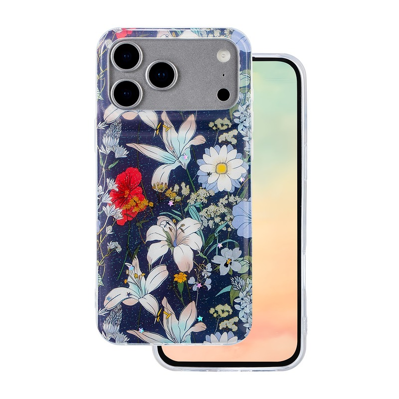 Glow Glam case for iPhone 17 Pro 6,3" blue