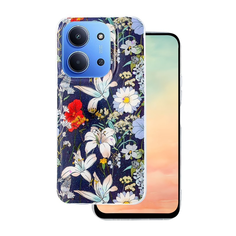 Glow Glam case for Xiaomi Redmi 15C 4G EU / 15C 5G EU (173.16 x 81.06 x 8.2 mm) blue
