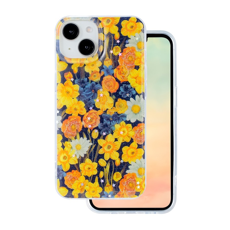 Glow Glam case for iPhone 14 6,1" orange