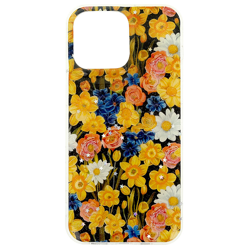 Glow Glam case for iPhone 15 6,1" orange - Billede 2