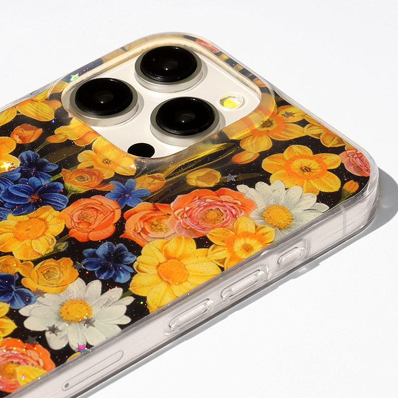 Glow Glam case for Xiaomi Redmi Note 14 Pro 5G (Global) / Note 14 Pro Plus 5G (Global) orange - Billede 3