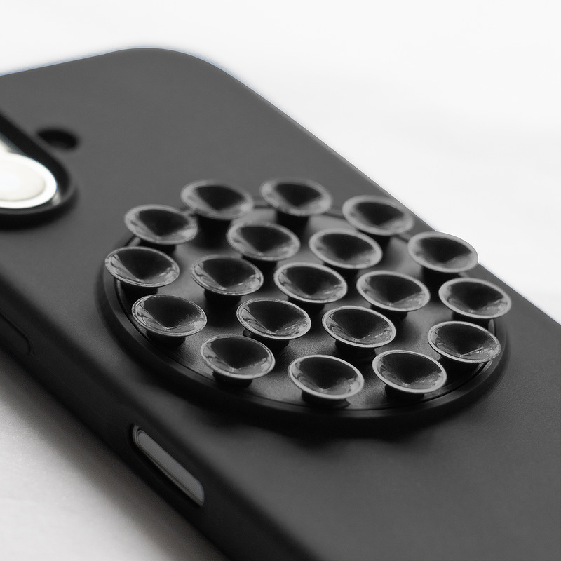 Silicone Stick case for iPhone 17 Air 6,6" black - Billede 2