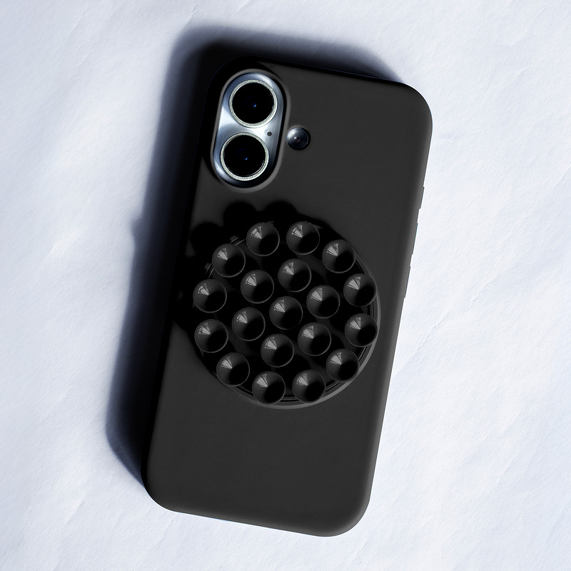 Silicone Stick case for iPhone 17 Air 6,6" black - Billede 3