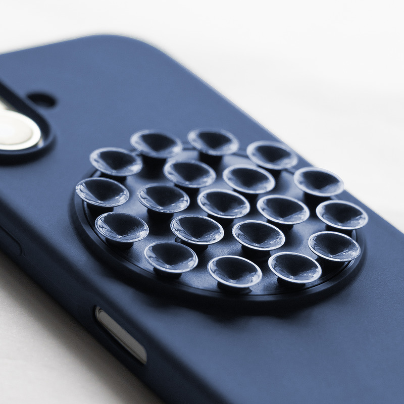 Silicone Stick case for iPhone 16 6,1" blue - Billede 2